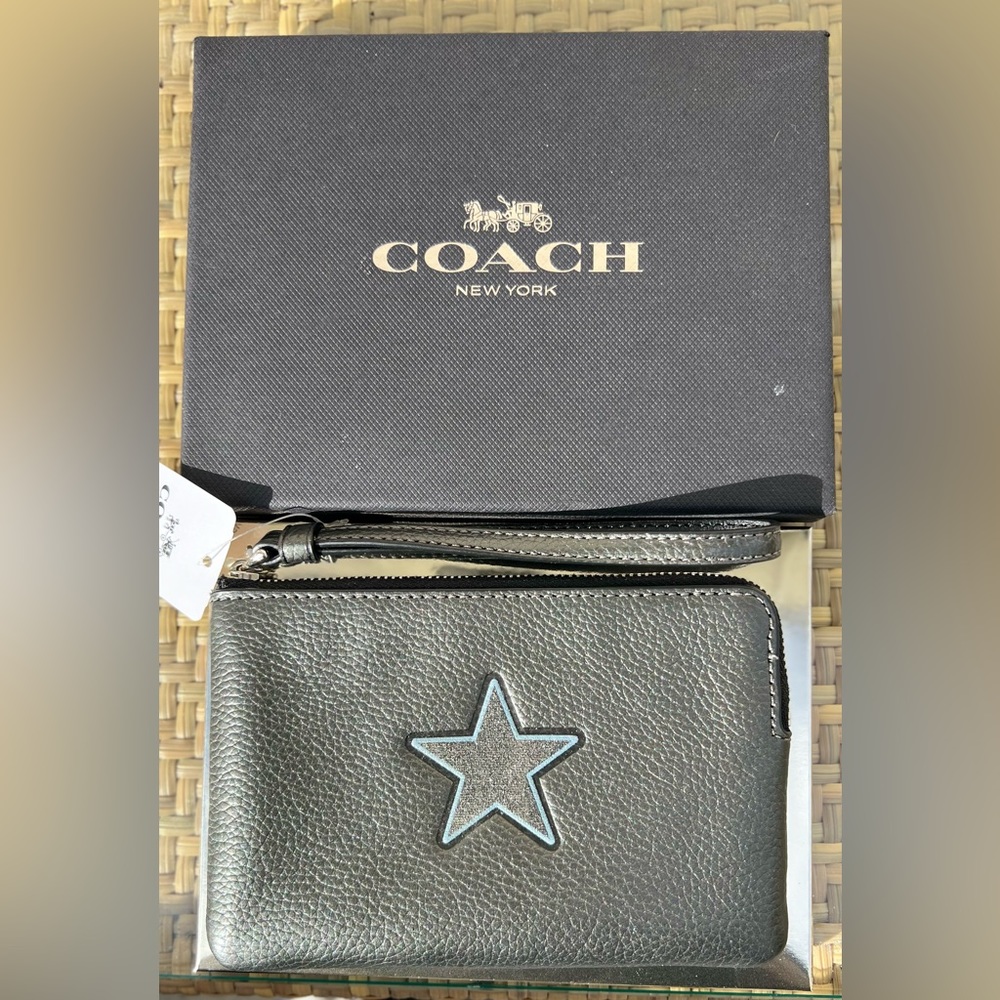Coach Wristlet SV/Gunmetal